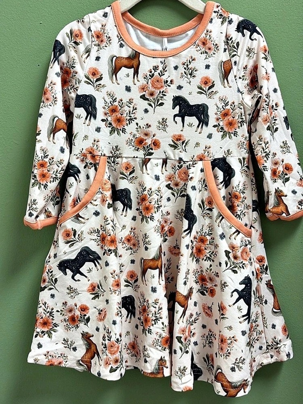 Kids Floral Print Dress